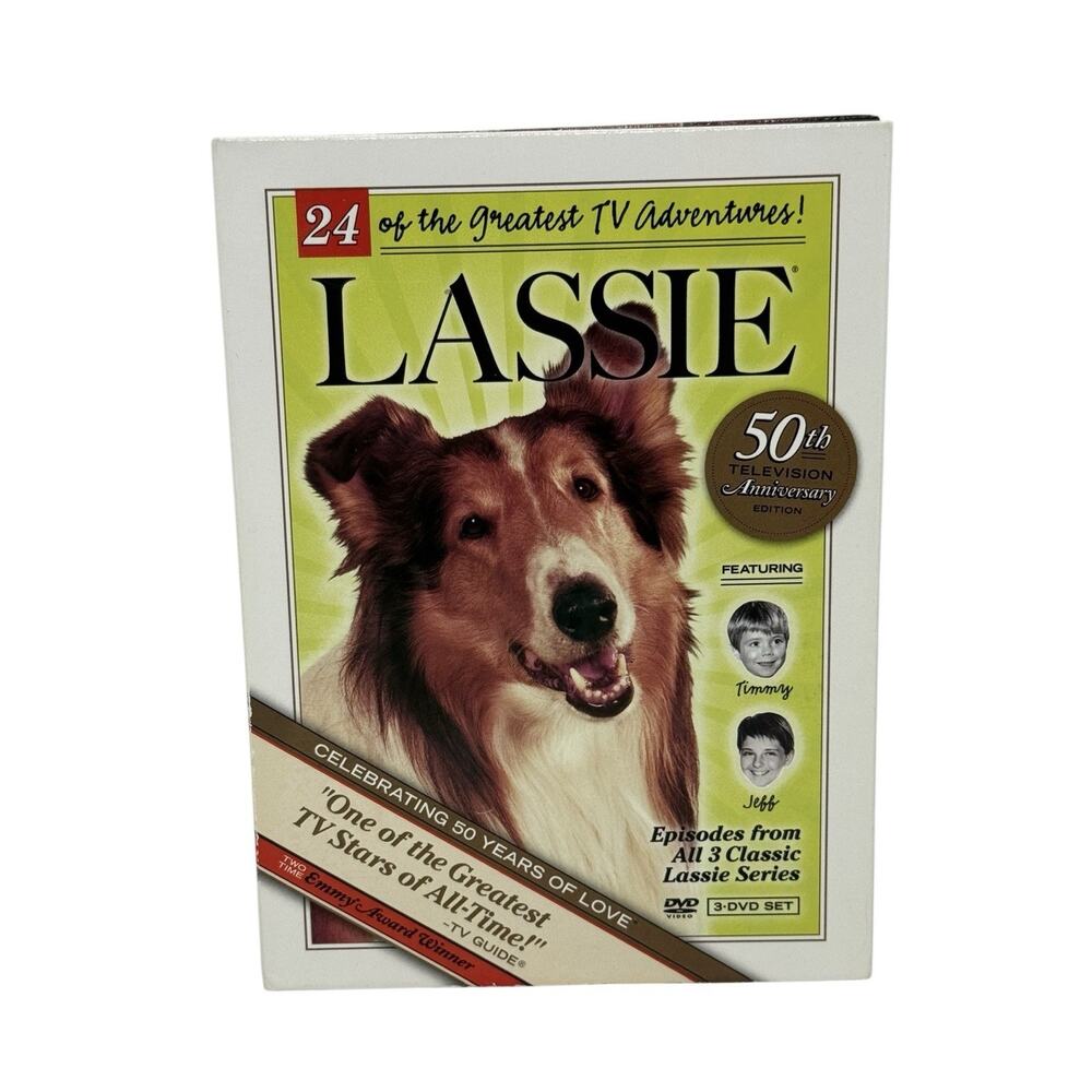 Lassie 50th Television Anniversary 24 Episodes Collection 3 DVD Set 2004 Family